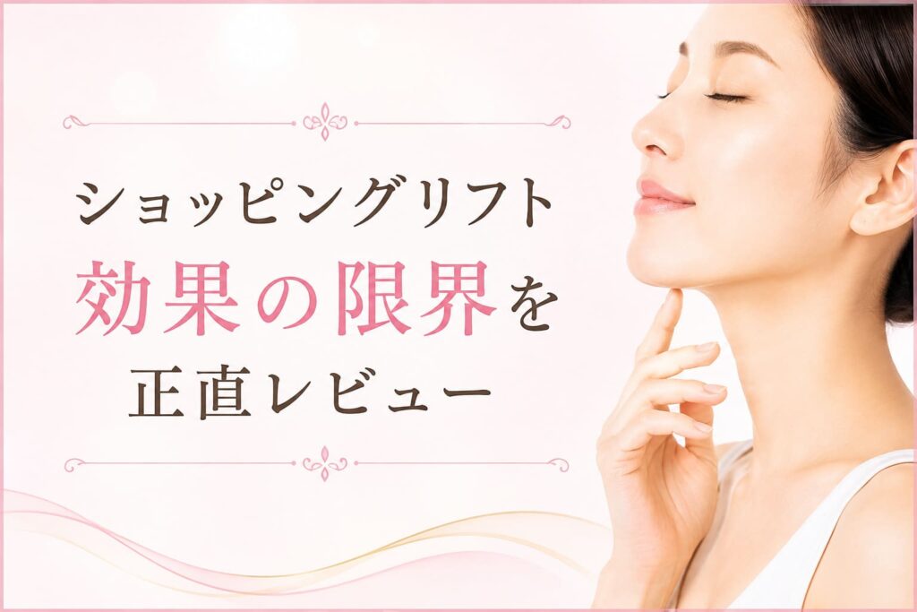 ショッピングリフト20本は効果ない?受けて感じた限界